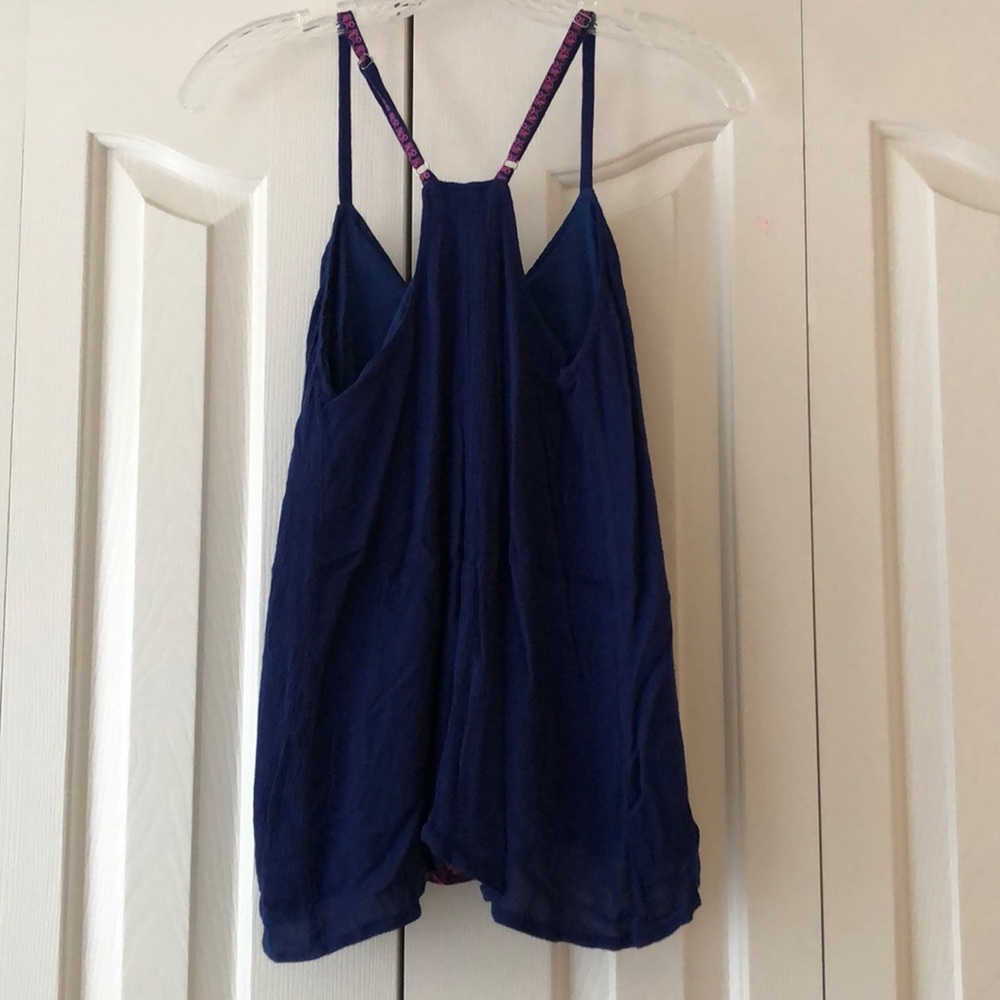 Francesca’s Navy/ Pink Tank Top - Picture 2 of 3